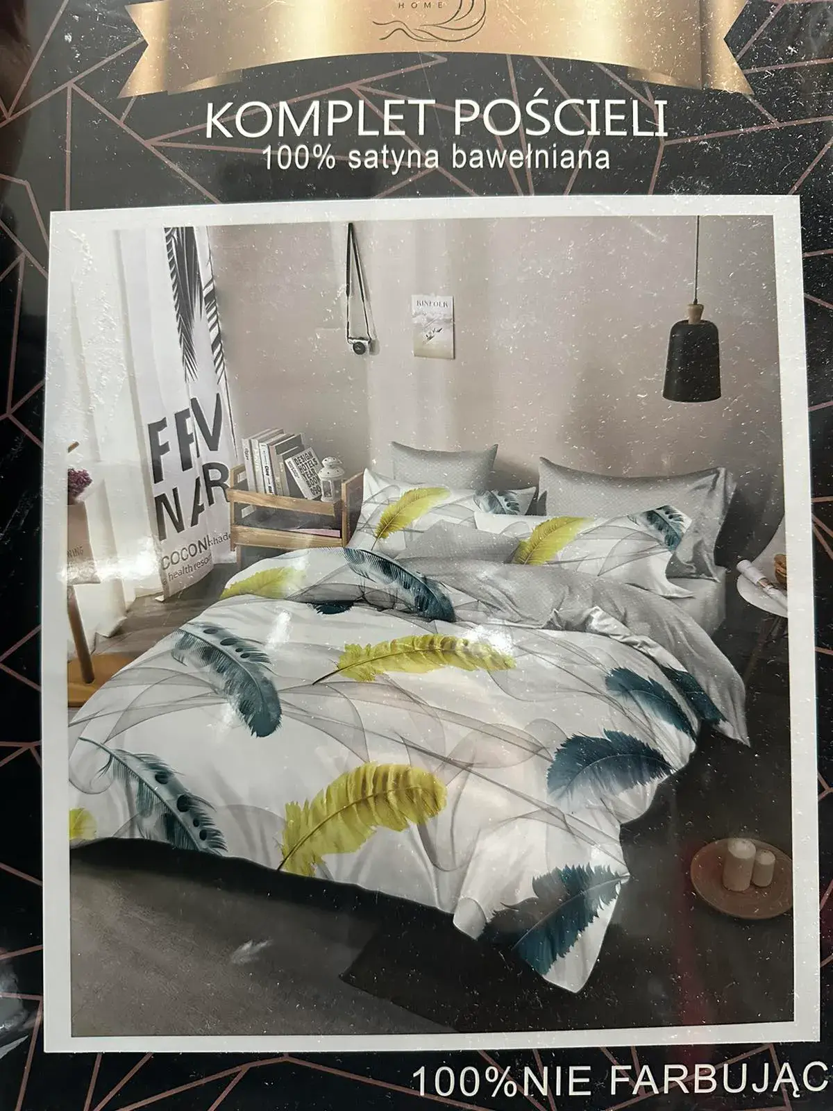 Komplet Pościeli 4CZ 200/220 100% Satyna Bawełniana, w wielu kolorach – wzór 2