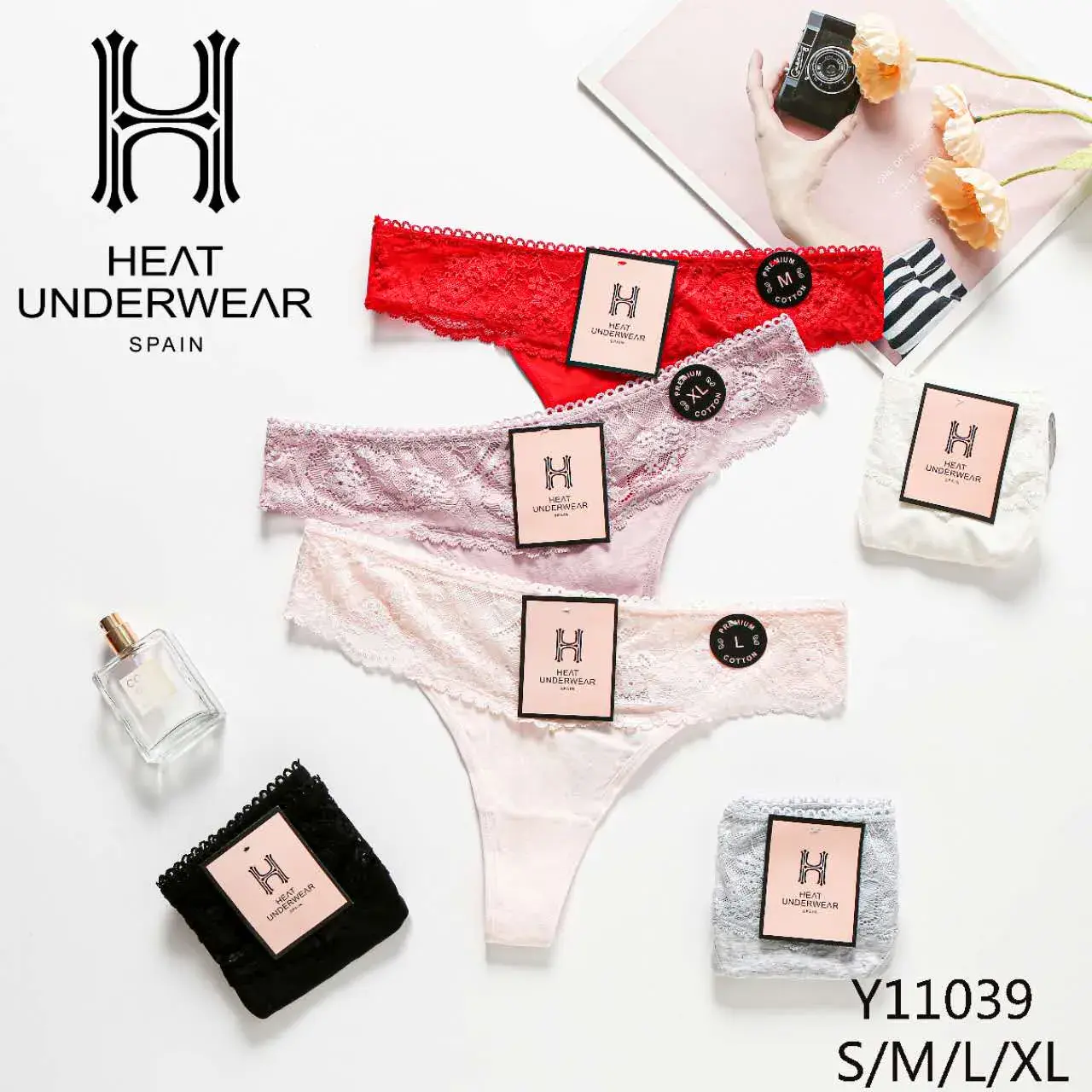 Heat Underwear Majtki damskie stringi S/M/L/XL Spain