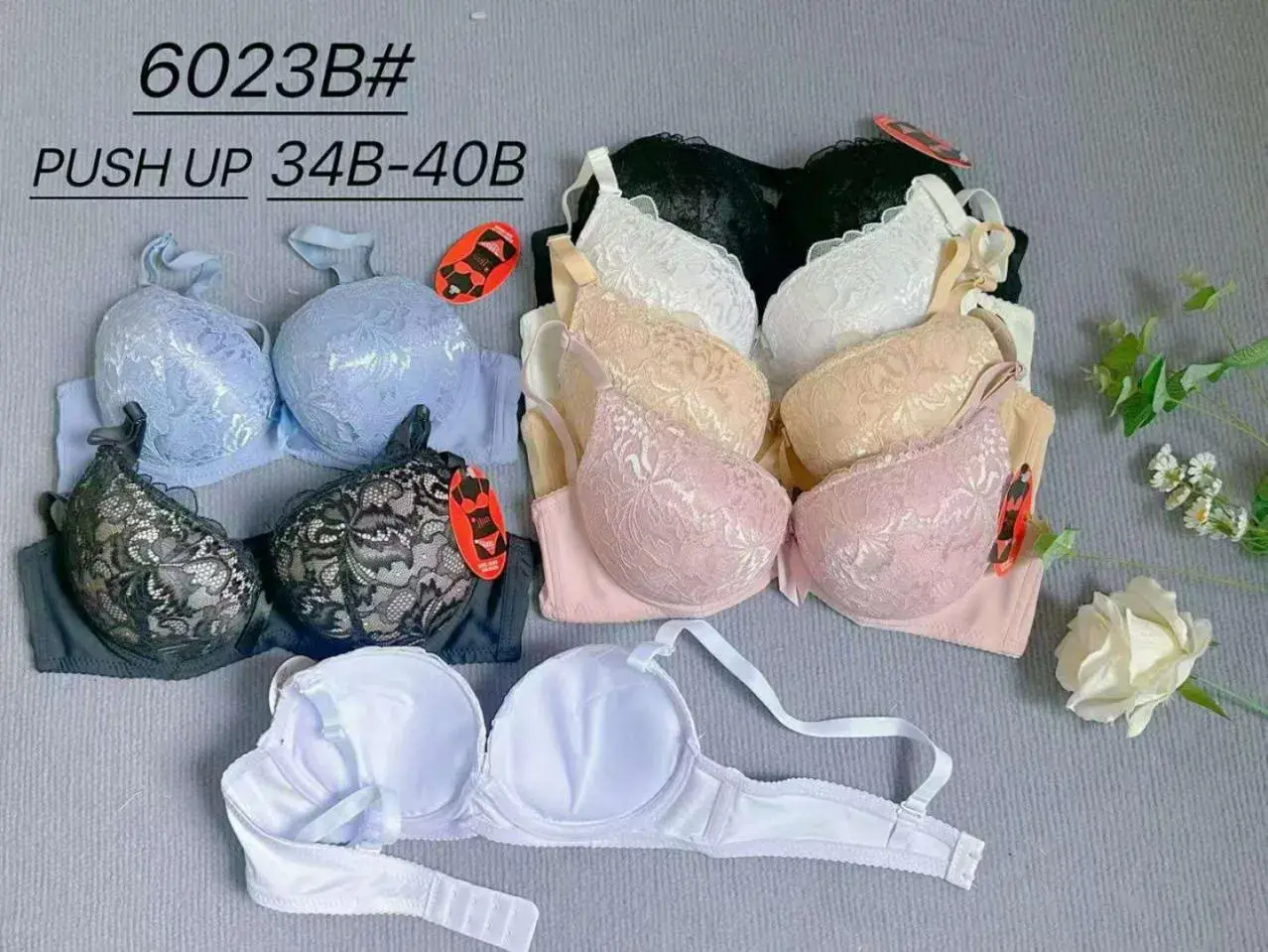 Biustonosz Damski Push Up 34B-40B