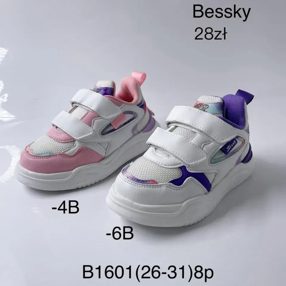 Trampki dziecięce Bessky sportowe na rzepy