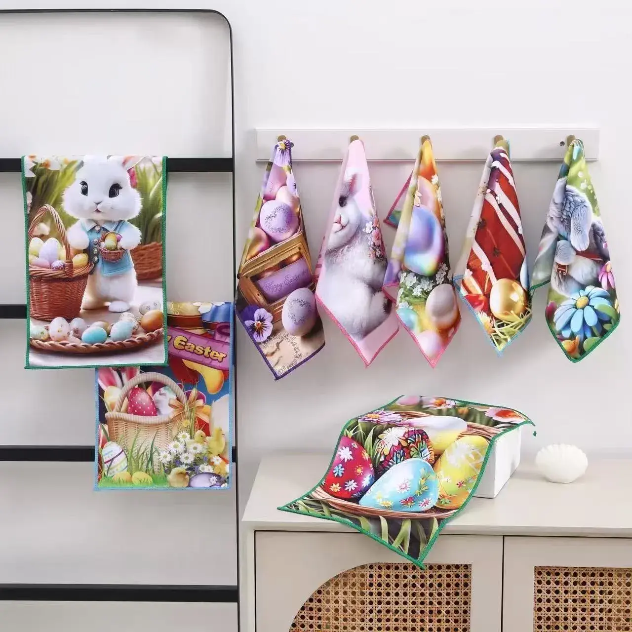 Ścierki z Mikrofibry Wielkanocne 40x60 cm, w wielu kolorach – wzór 2