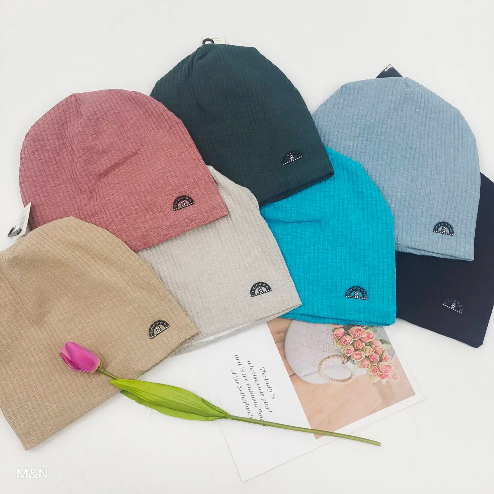 Czapki damskie beanie dzianinowe 6 kolorów, w wielu kolorach