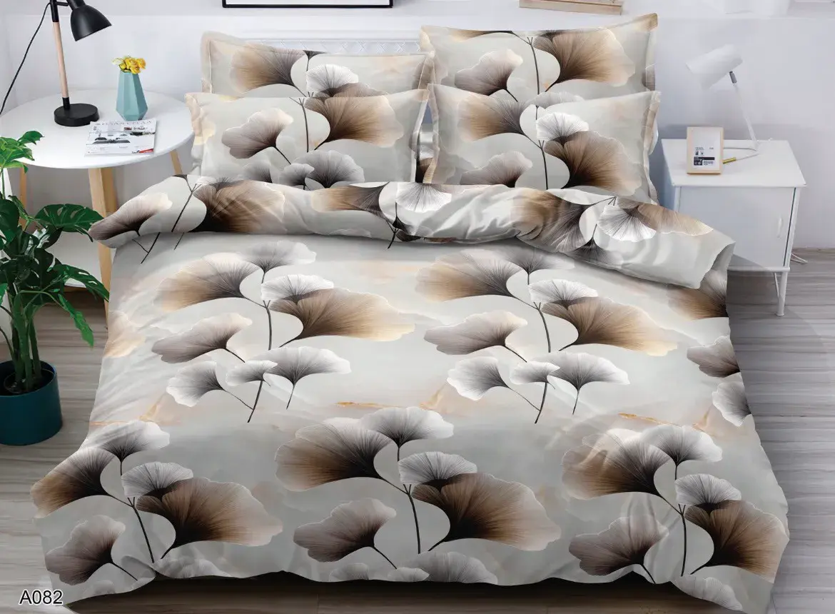 Komplet Pościel Fashion Home Satyna Bawełna 200x220cm 3cz, w wielu kolorach – wzór 2