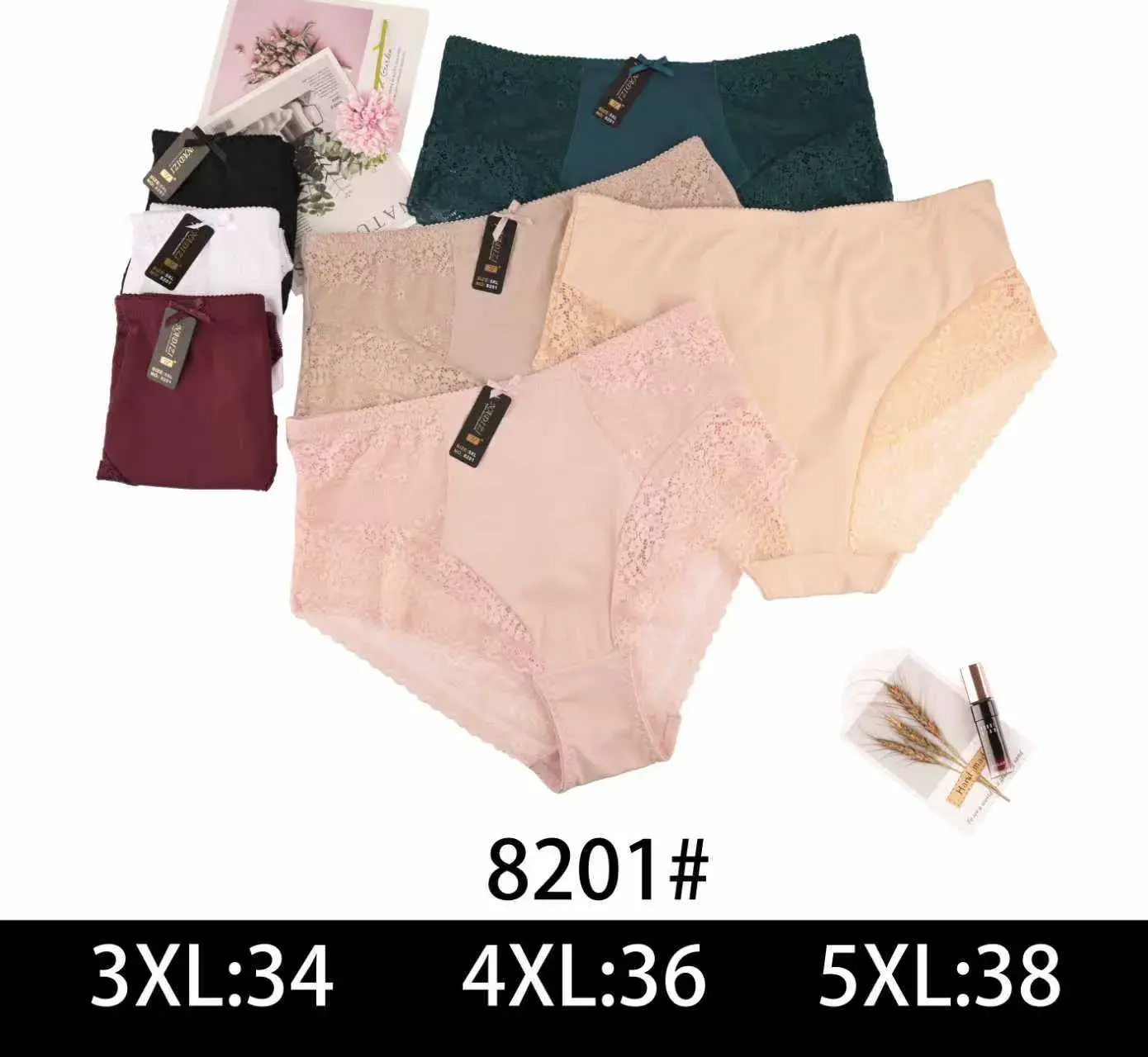 Majtki damskie koronkowe 3XL-5XL