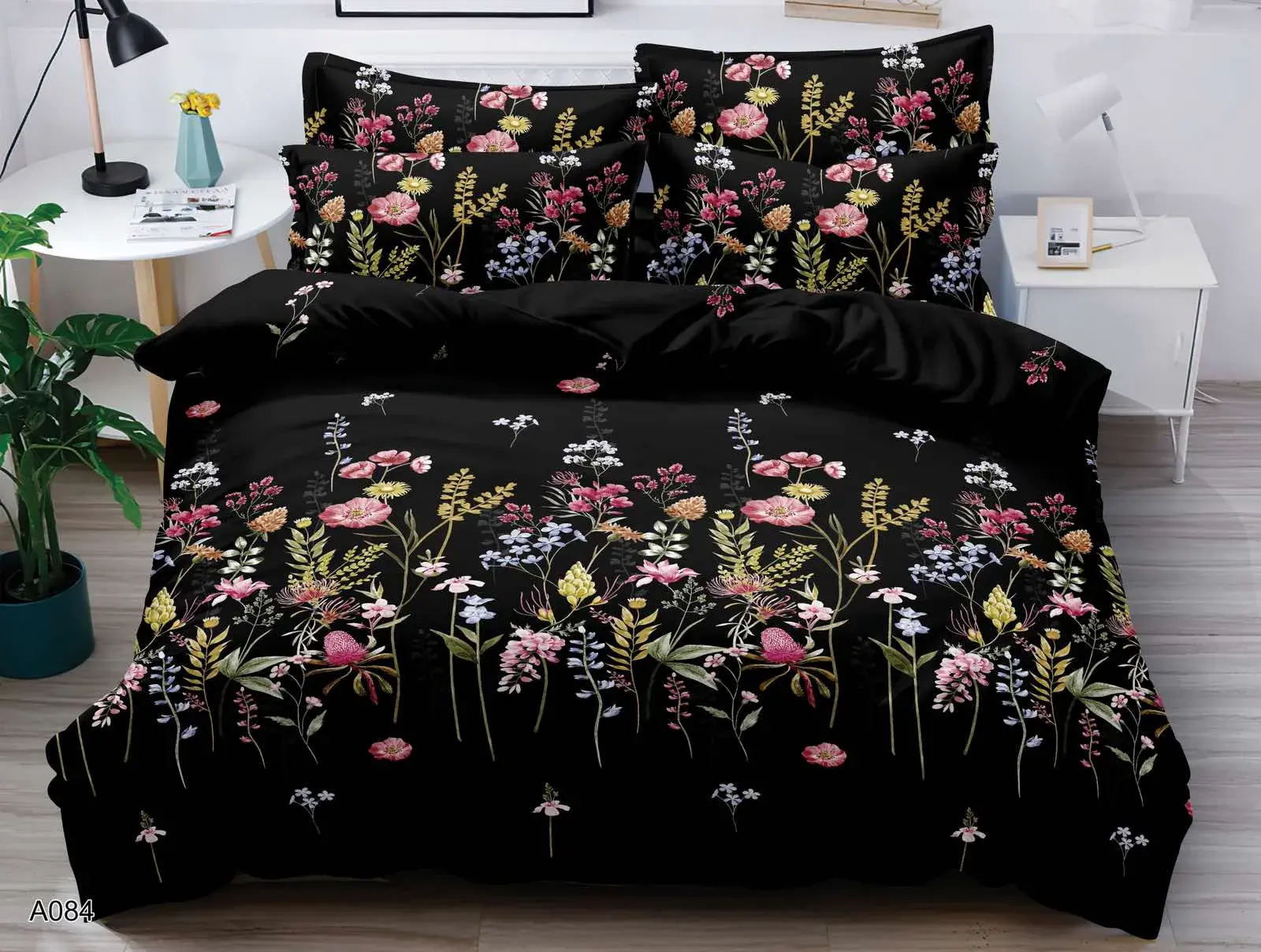 Komplet Pościel Fashion Home Satyna Bawełna 200x220cm 3cz, w wielu kolorach – wzór 4