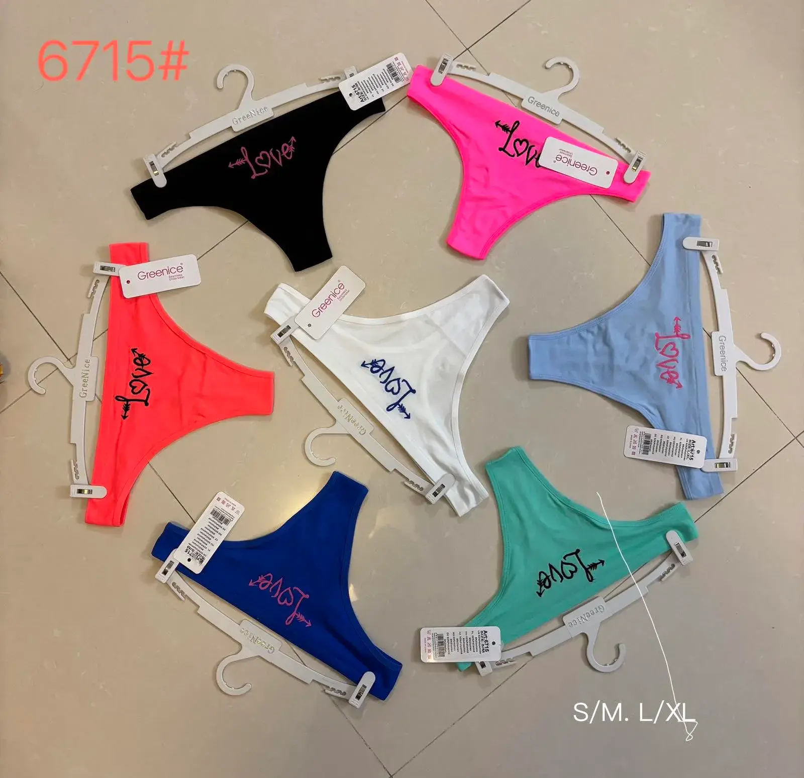 Majtki damskie stringi Lover S/M/L/XL 6 kolorów