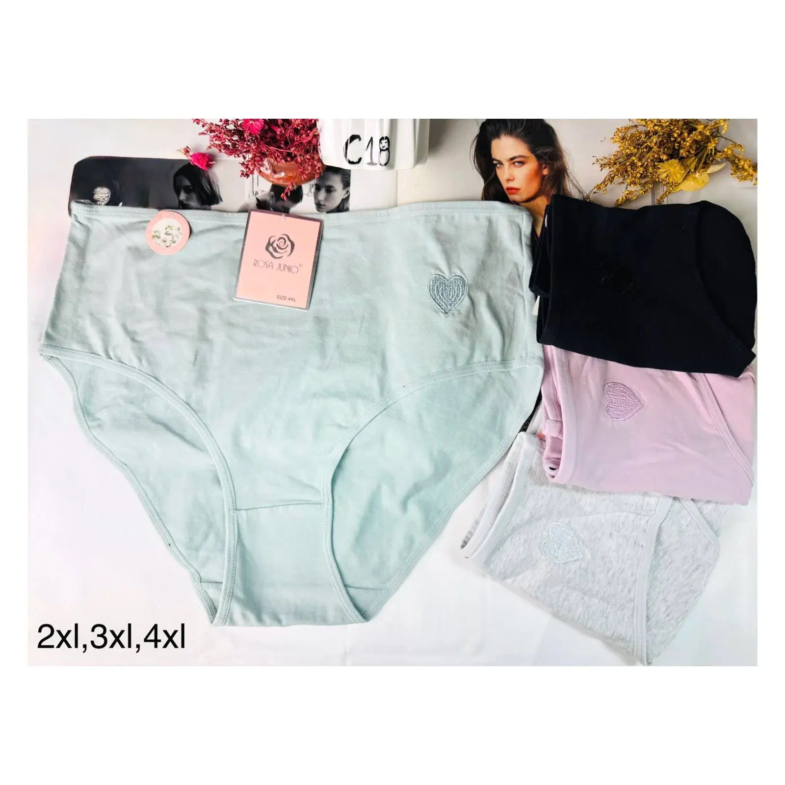 Majtki damskie XL/XXL, 5 szt. w opakowaniu