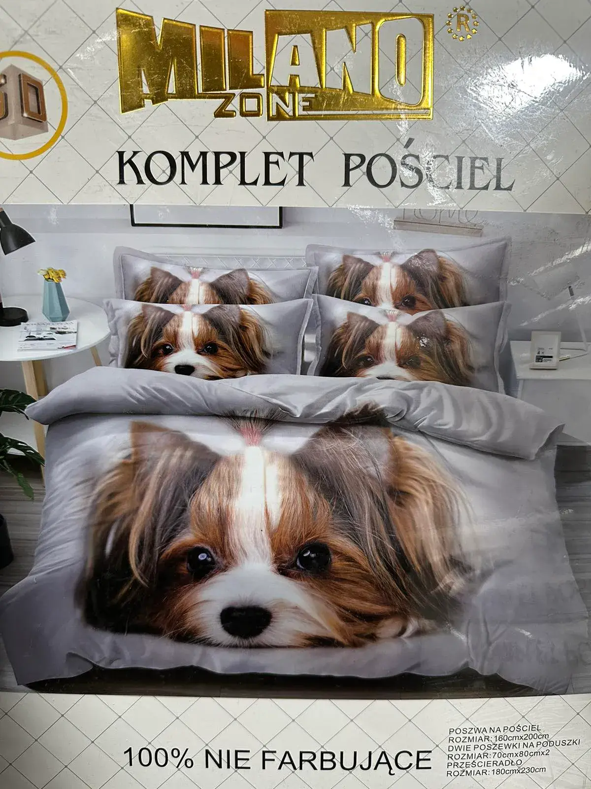 Komplet Pościel 4CZ Milano 160/200 Yorki