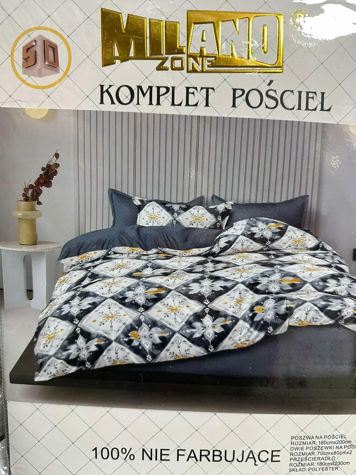 Komplet Pościel 4CZ 160/200 Milanoando