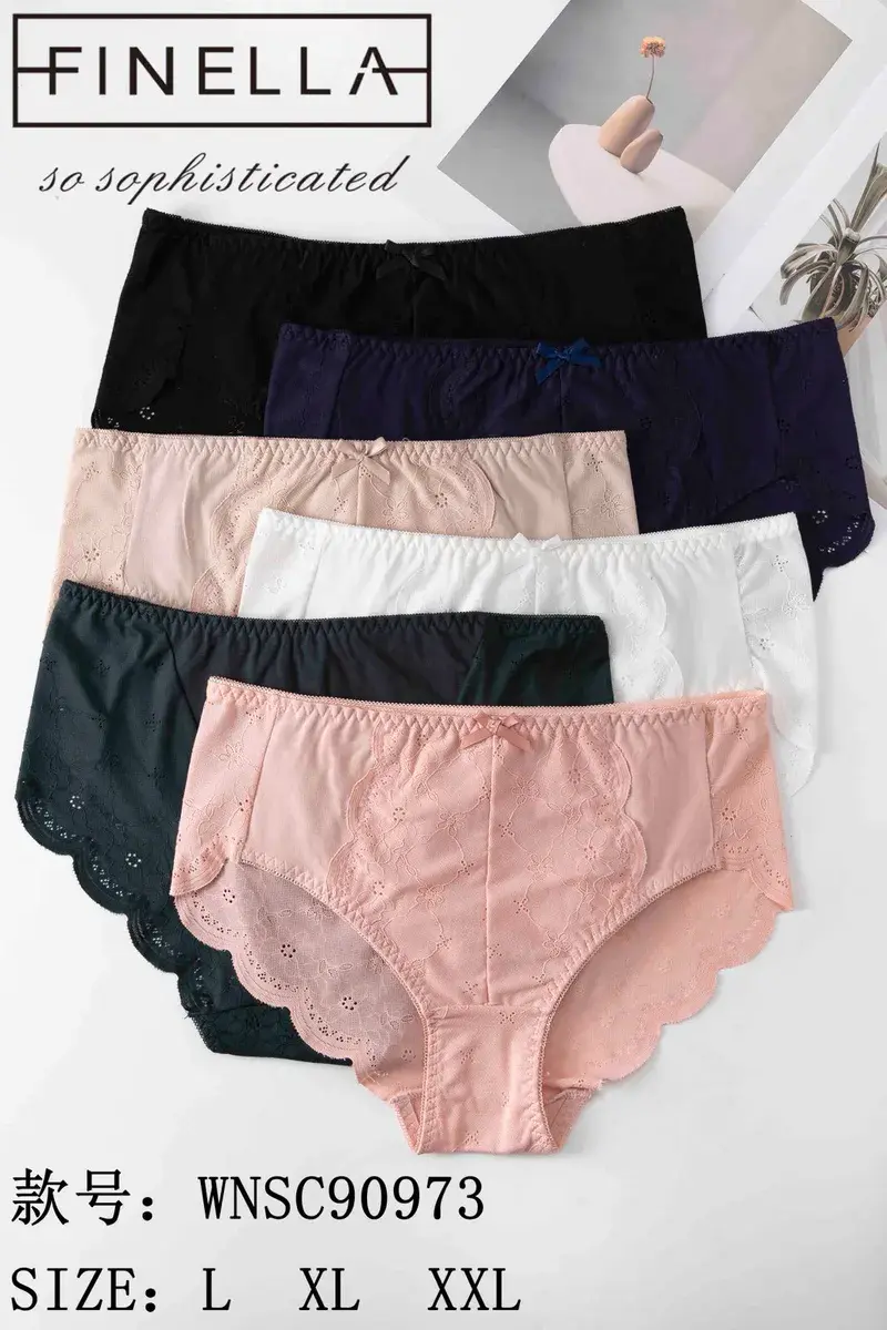 Majtki damskie koronkowe Finella zestaw kolorów L-XXL