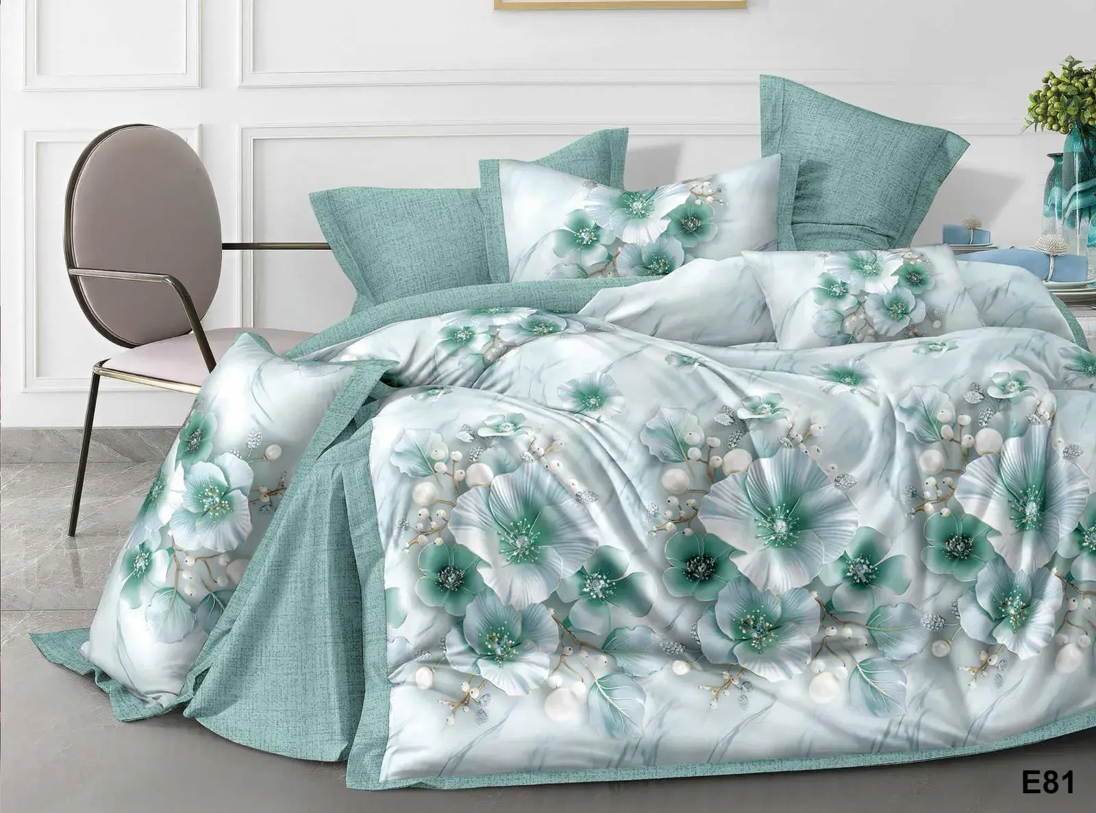 Komplet Pościel Milano 4CZ 160/200, w wielu kolorach – wzór 17