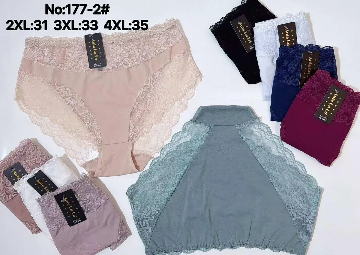 Majtki damskie koronkowe w różnych kolorach 2XL-4XL