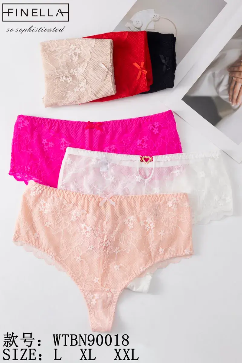 Finella Koronkowe Majtki Damskie Mix Kolorów L-XXL