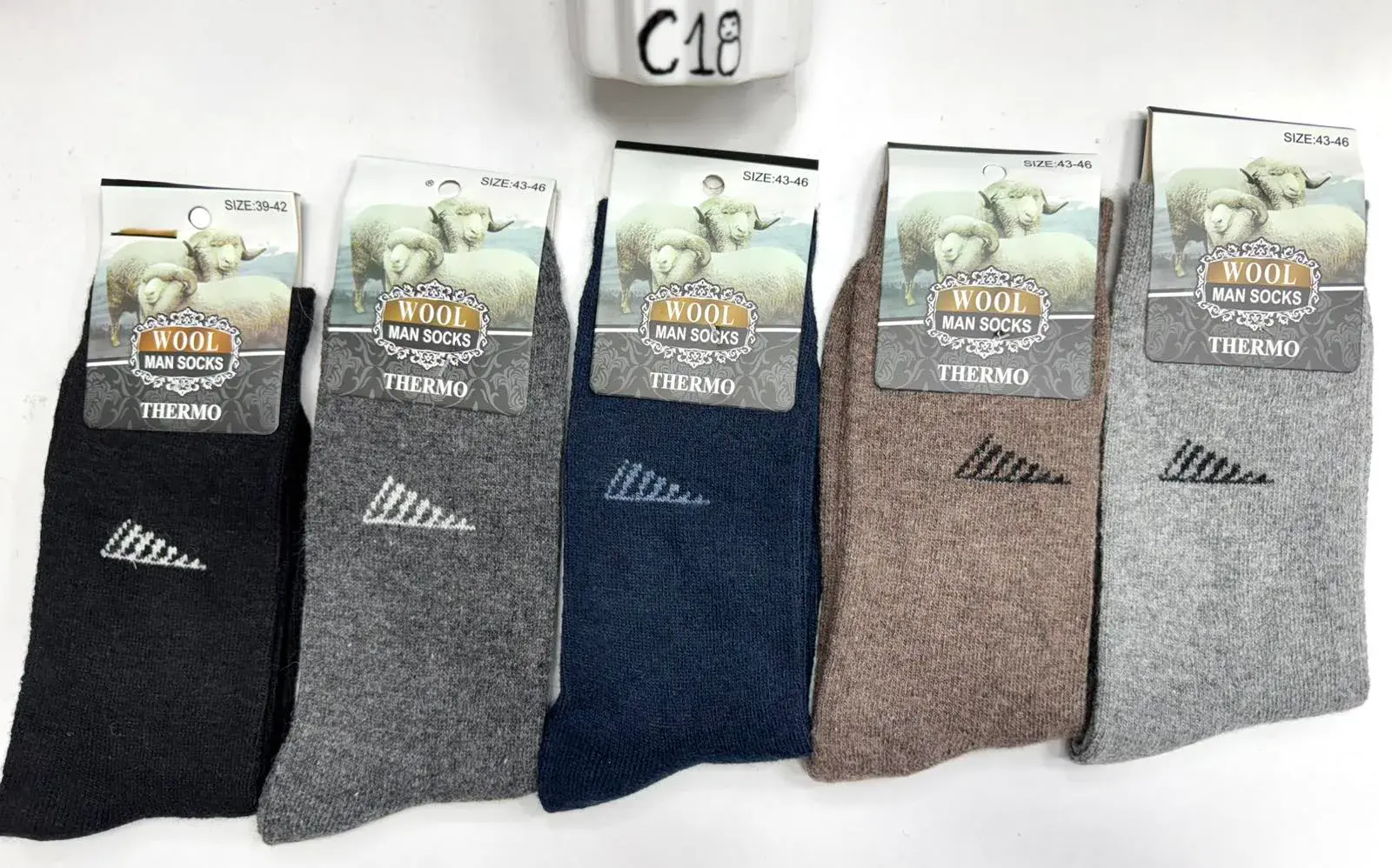 Skarpetki męskie termo wełna Wool Man Thermo 5 par