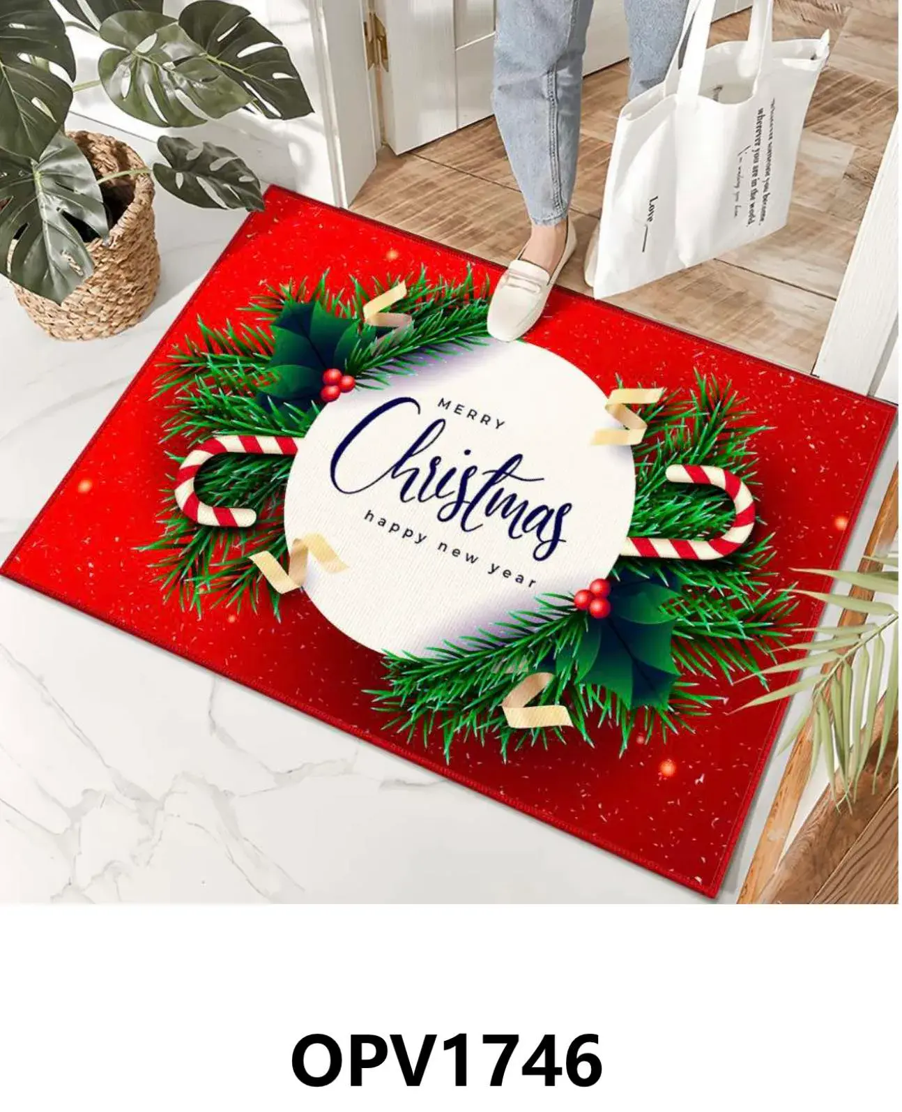 Dywan Świąteczny Merry Christmas 80x120cm
