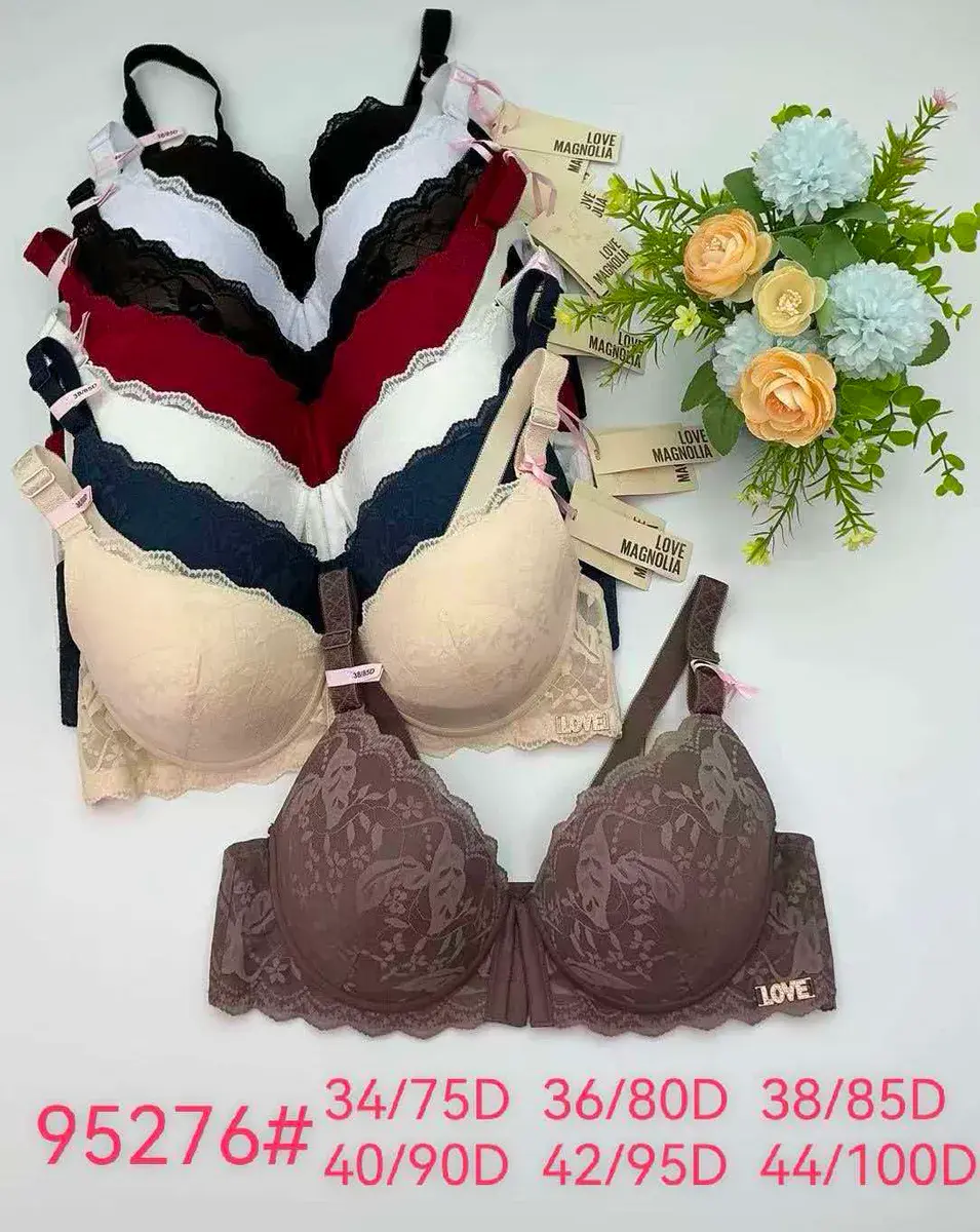 Biustonosz koronkowy Love Magnolia mix kolorów rozmiary D