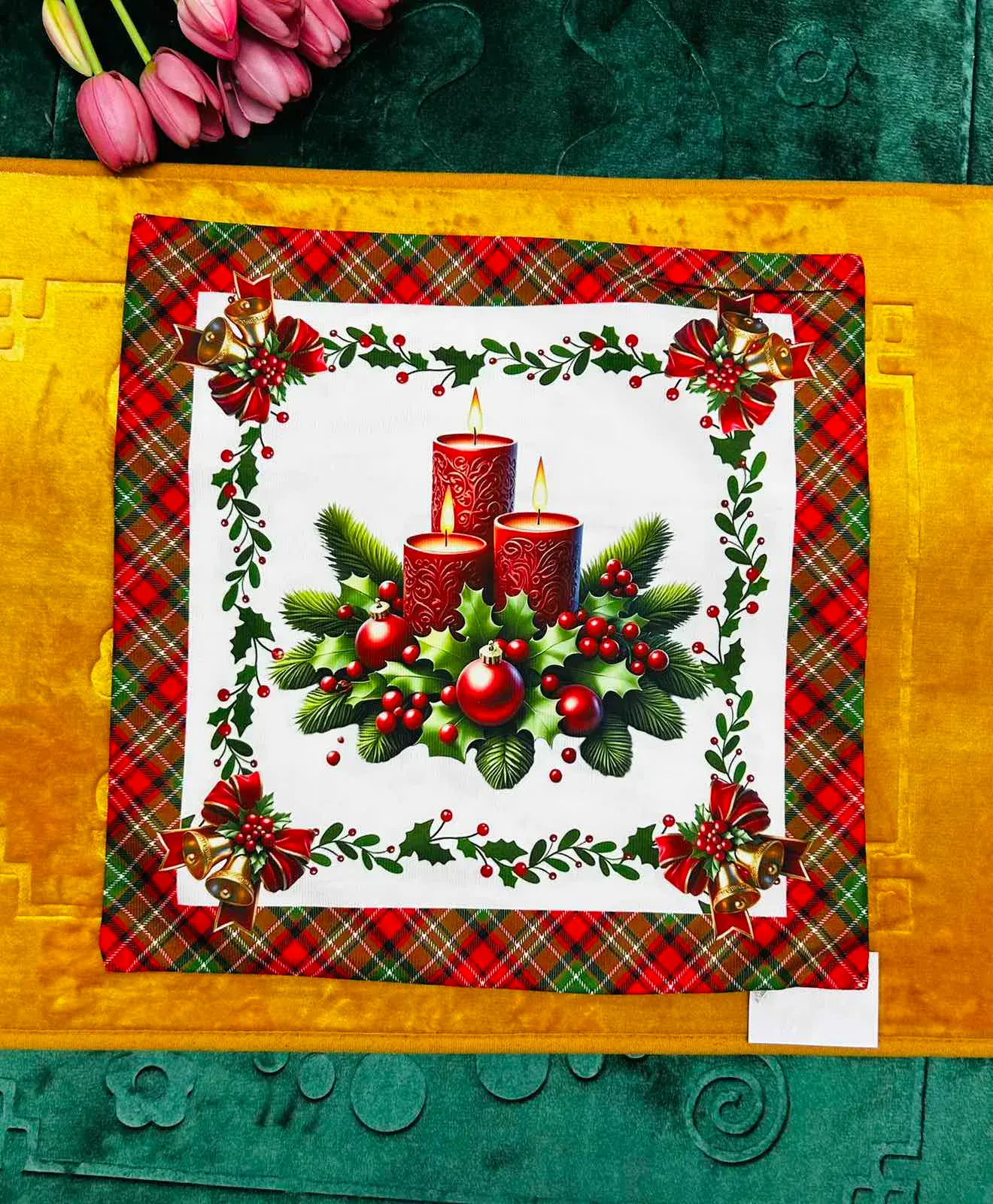 Poszewka Świąteczna 40x40 cm, w wielu kolorach – wzór 3