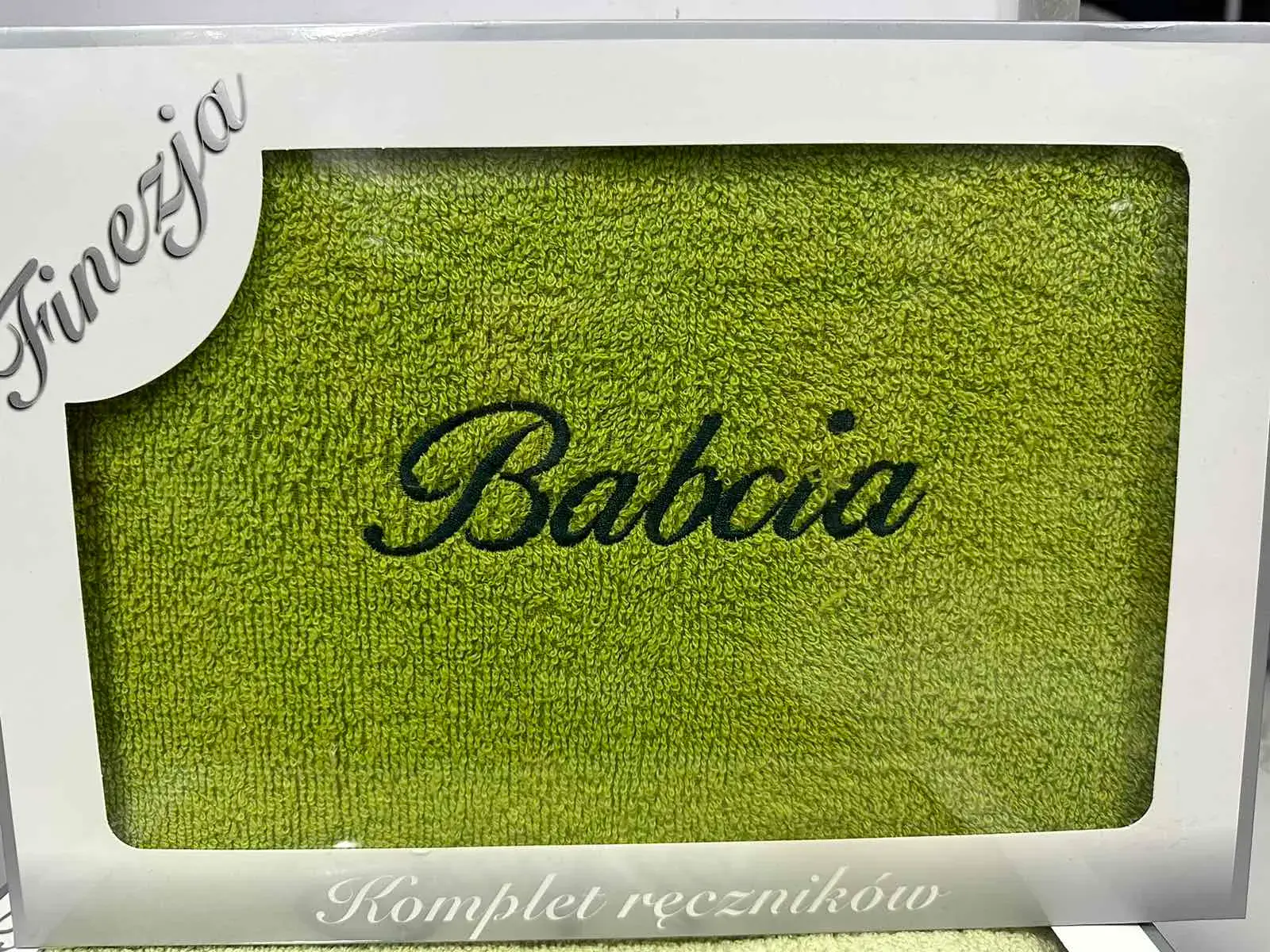Ręczniki Bawełniane Komplet na Dzień Babci 70/140