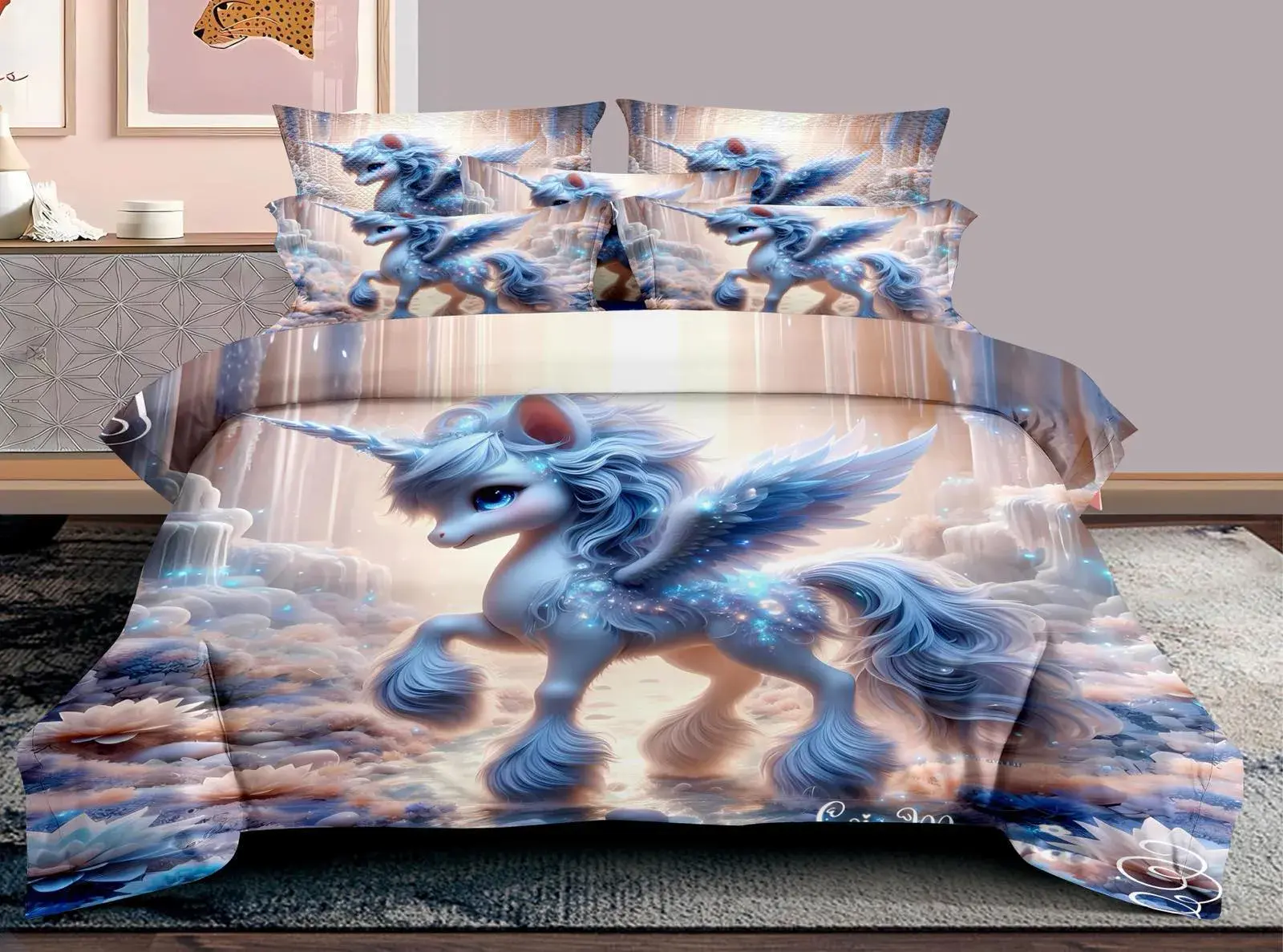 Komplet Pościel Milano 4CZ 160/200 Unicorn