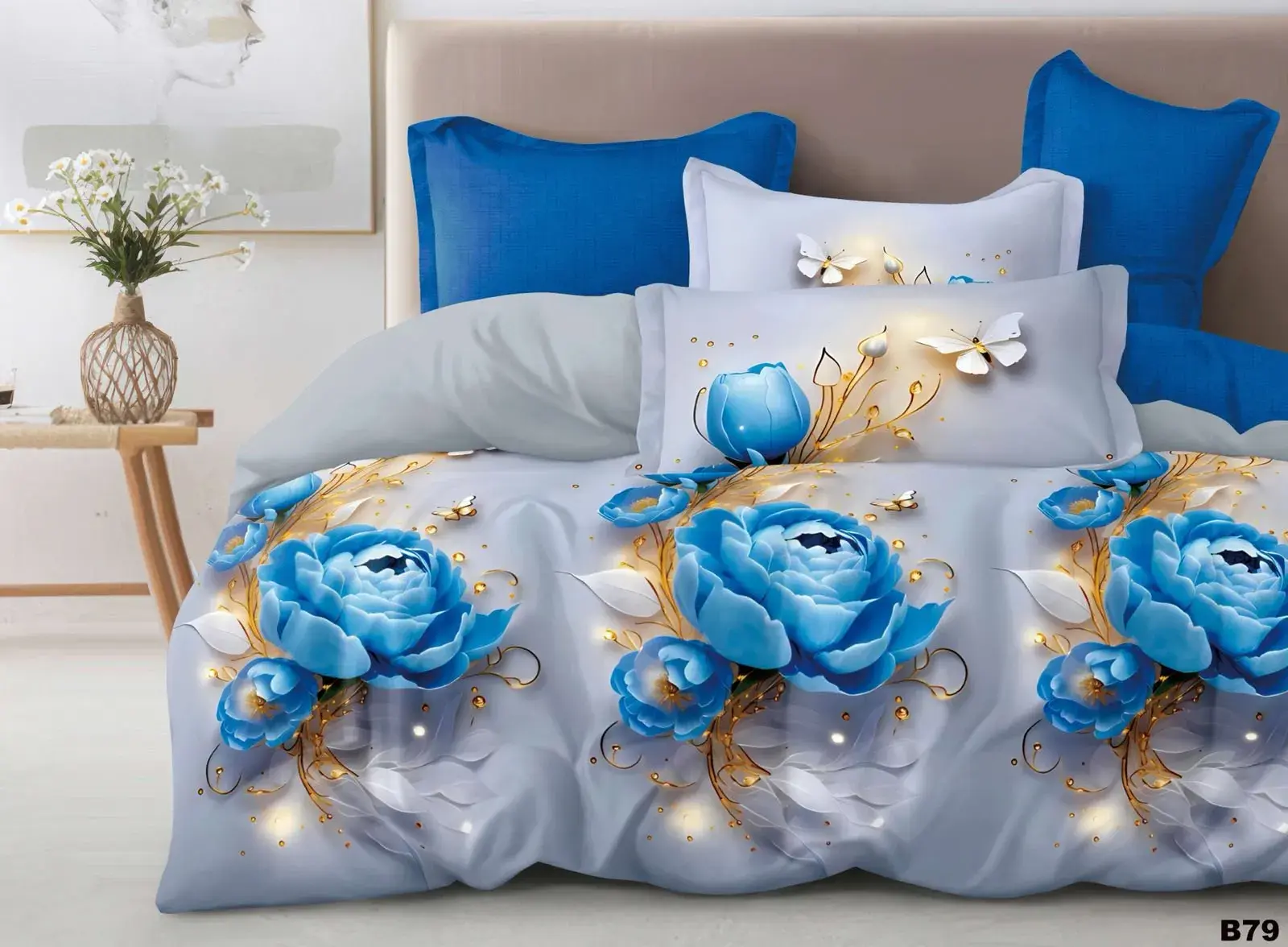Komplet Pościel Milano 4CZ 200/220, w wielu kolorach – wzór 17