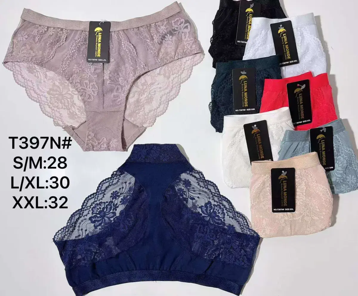 Koronkowe majtki damskie Luna Monde mix kolorów S-XXL