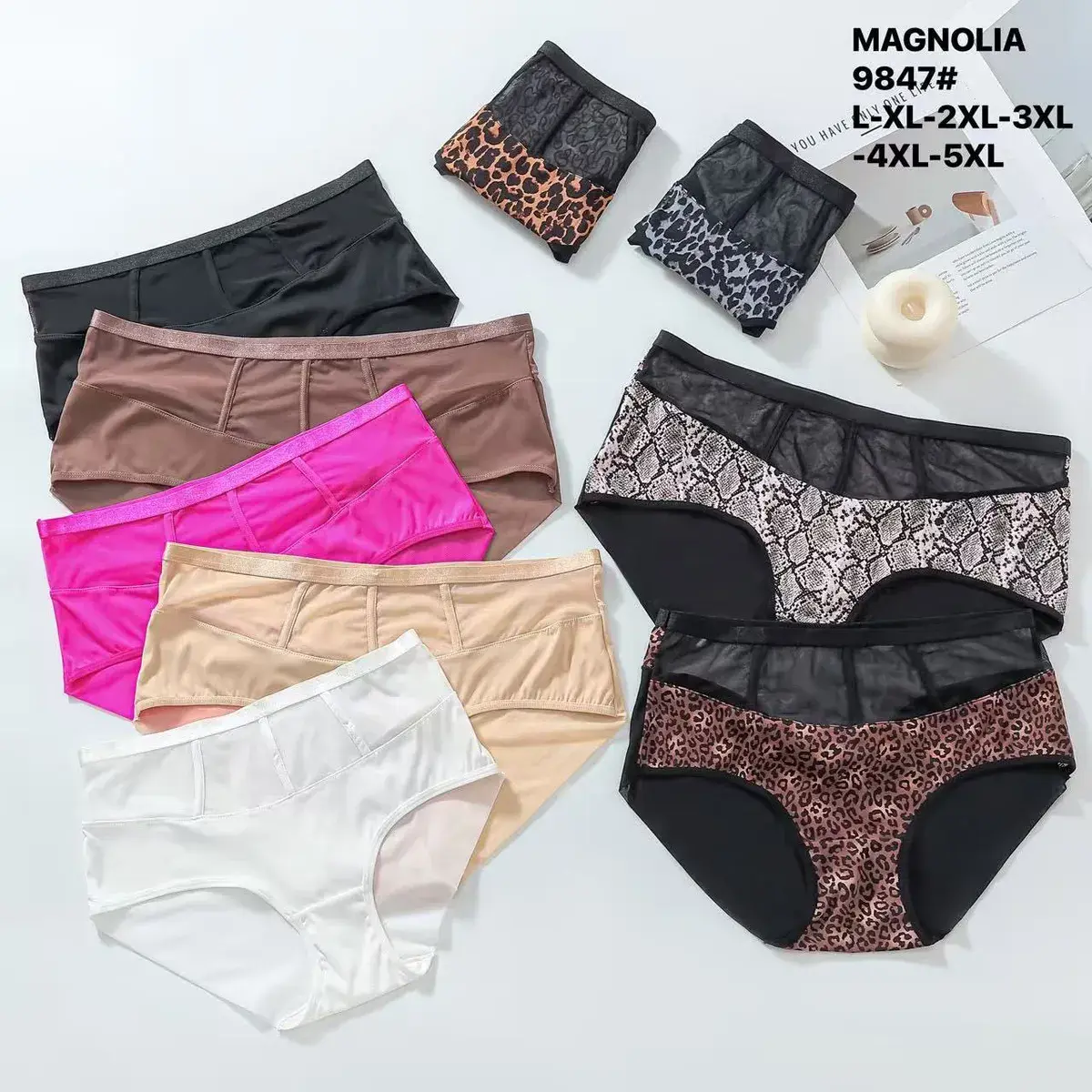 Majtki damskie Magnolia w różnych kolorach i rozmiarach L-5XL