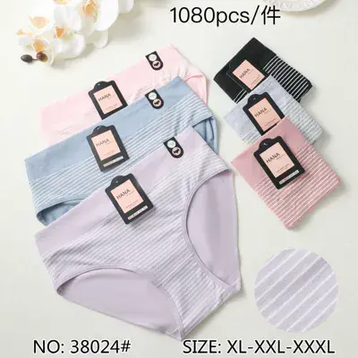 Majtki damskie HANA w paski XL-XXL-XXXL mix kolorów