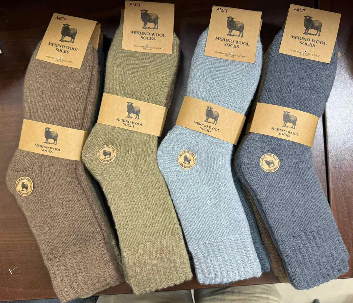 Skarpety merino wool w czterech kolorach AMZF