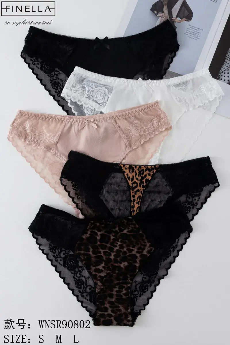 Majtki damskie Finella koronkowe mix kolorów S-XL