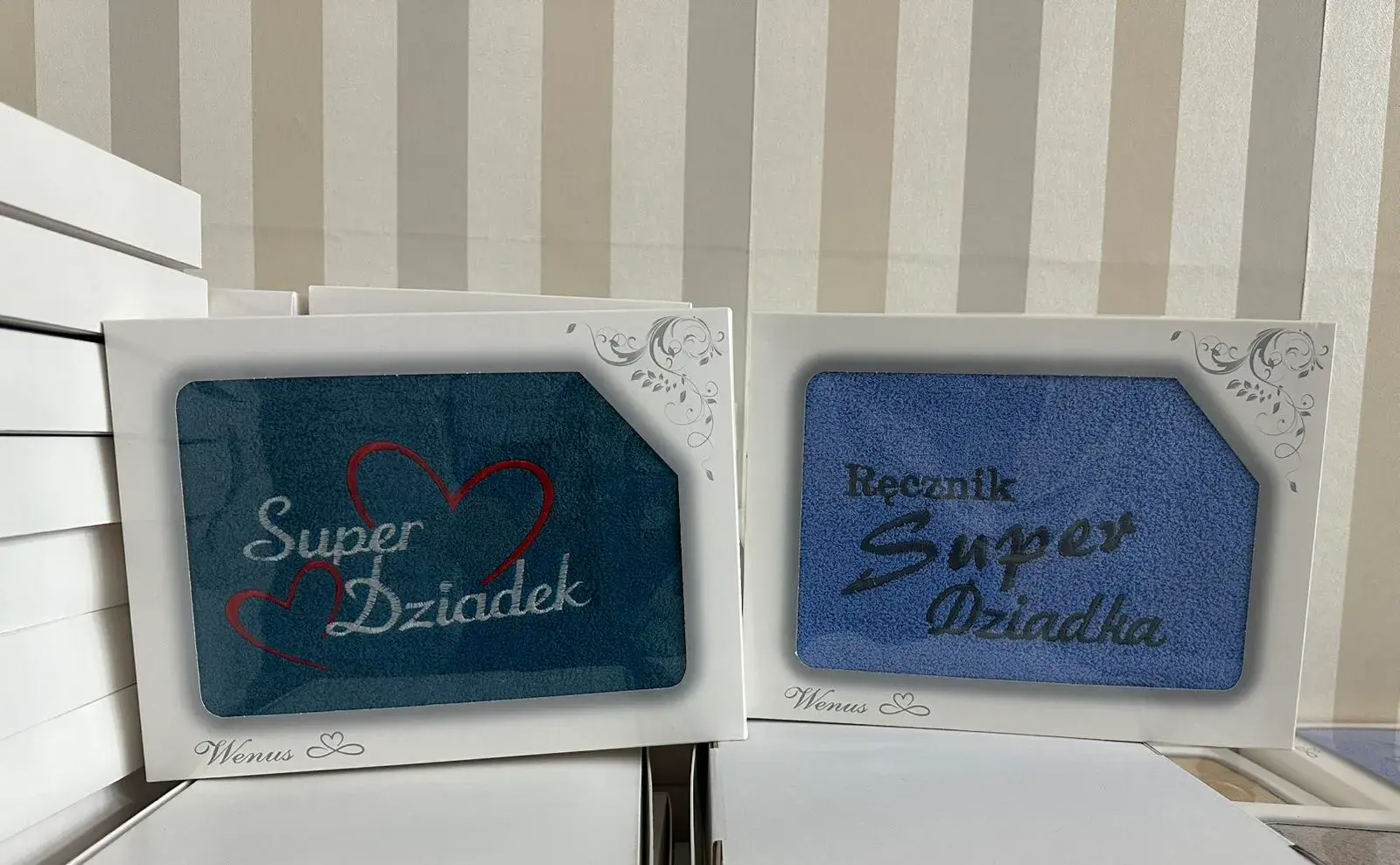 Ręczniki Bawełna Babcia&Dziadka 70/140 Super Babcia Super Dziadek