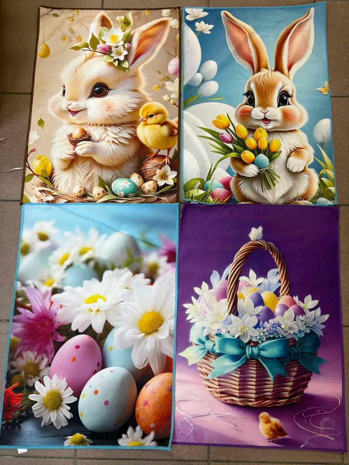 Ściereczki Wielkanocne 40x60 cm Ręczniki 4 szt, w wielu kolorach