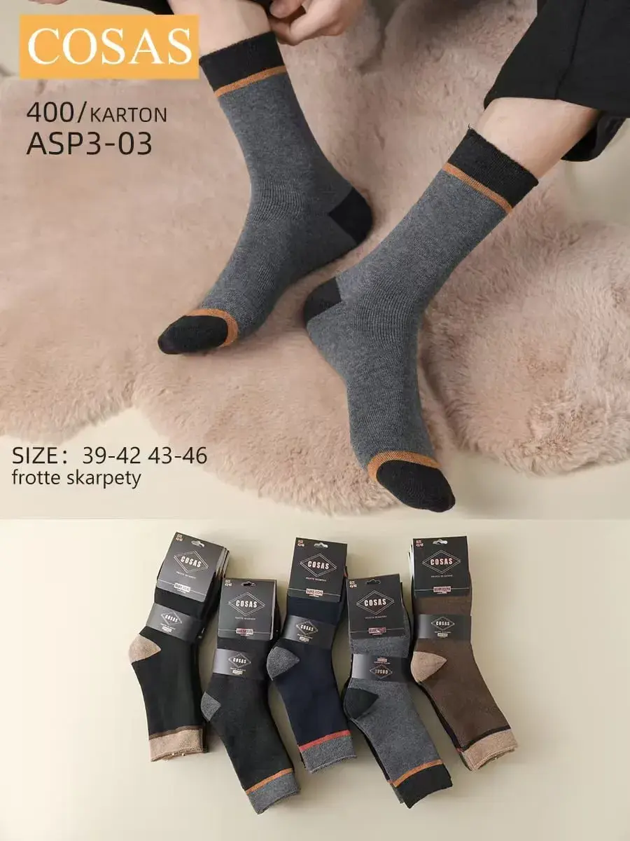 Skarpetki męskie frotte Cosas AS P3-03 sz