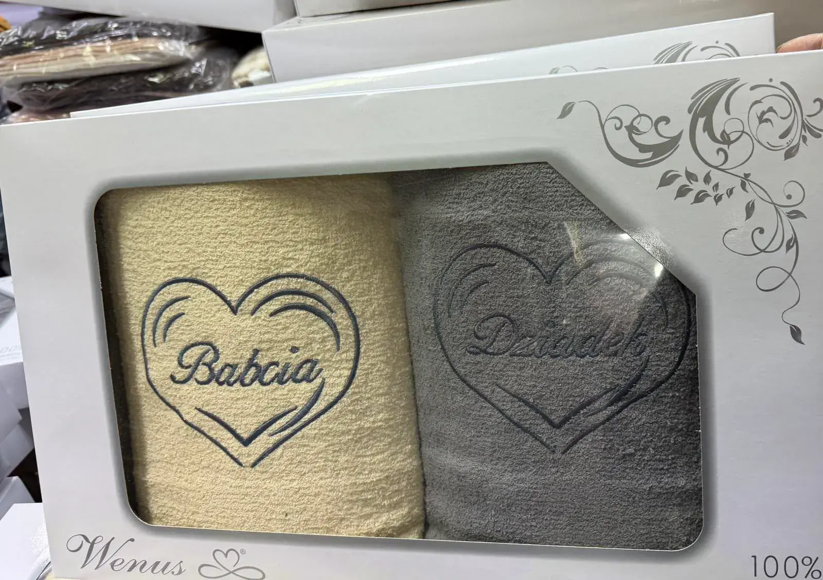 Komplet Ręczniki Babcia & Dziadzek 70/140