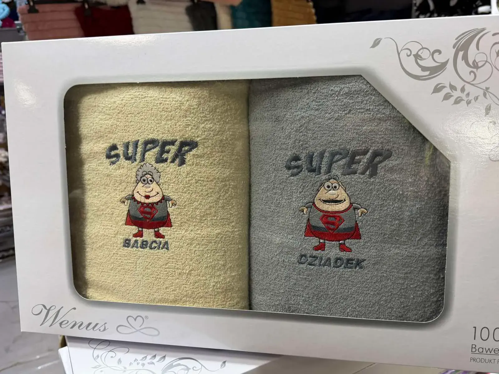 Komplet Ręczniki Babcia & Dziadzek Super 70/140