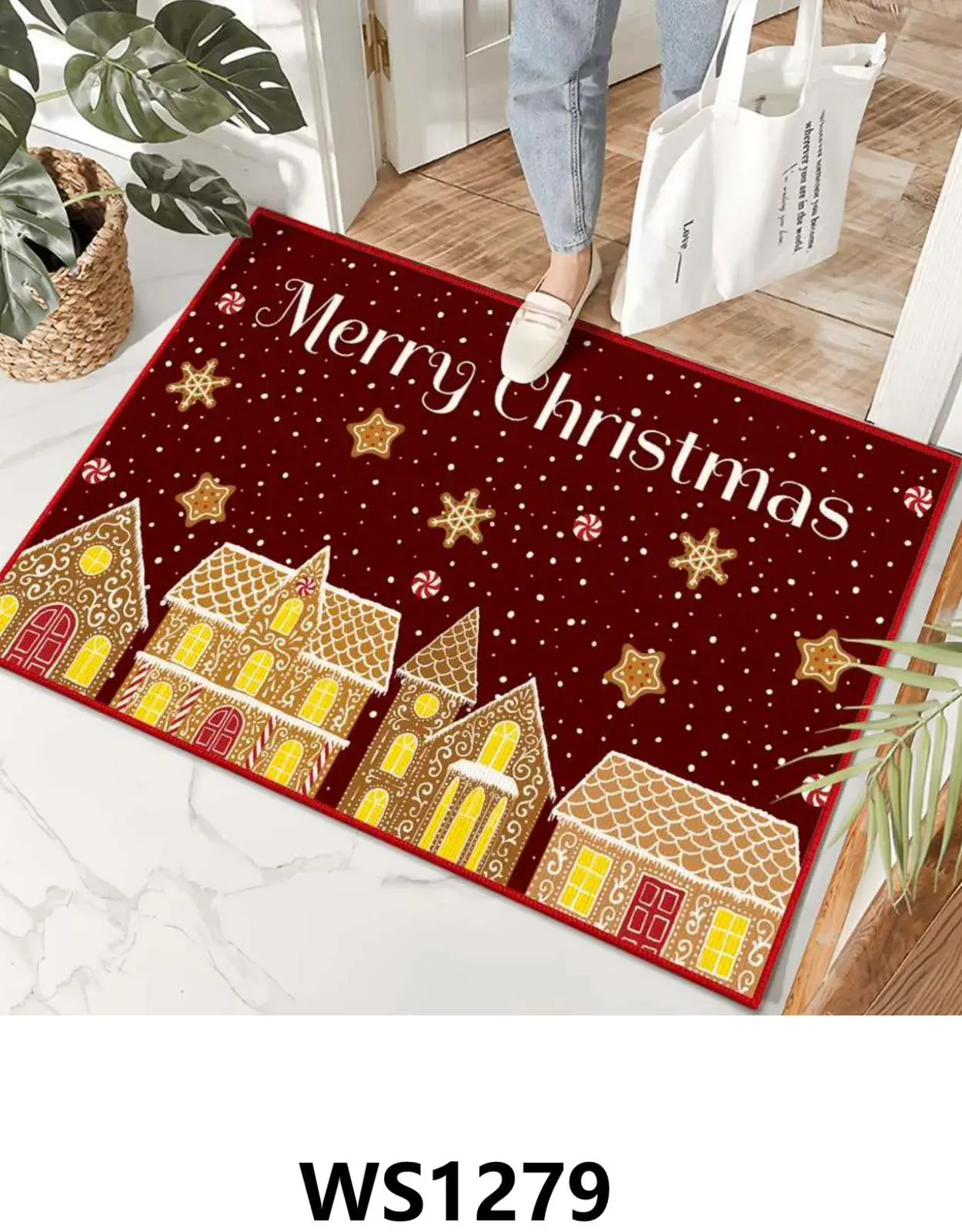 Dywany Świąteczne 80x120cm Merry Christmas WS1279