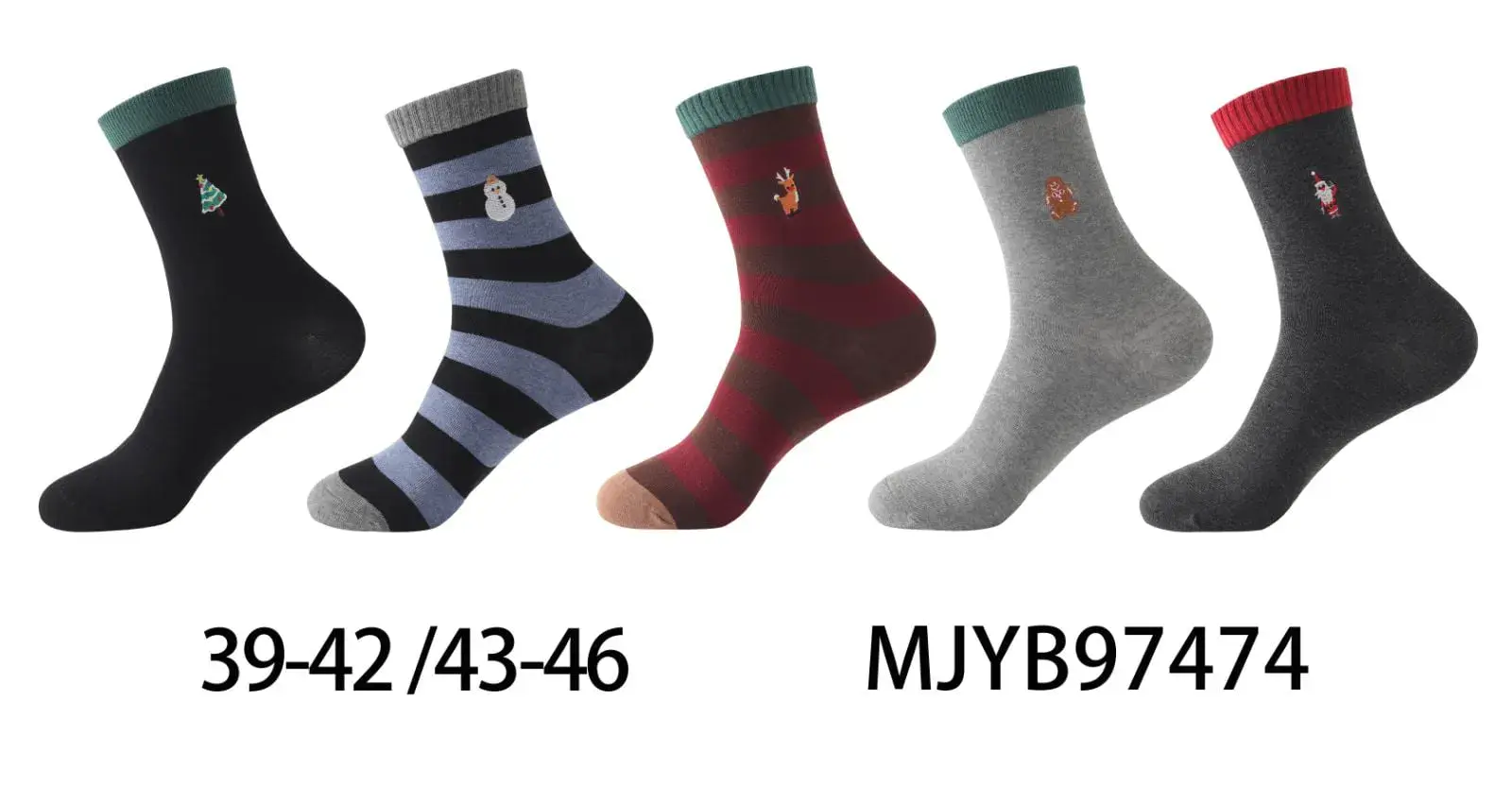 Skarpetki męskie wzorzyste 39-42/43-46