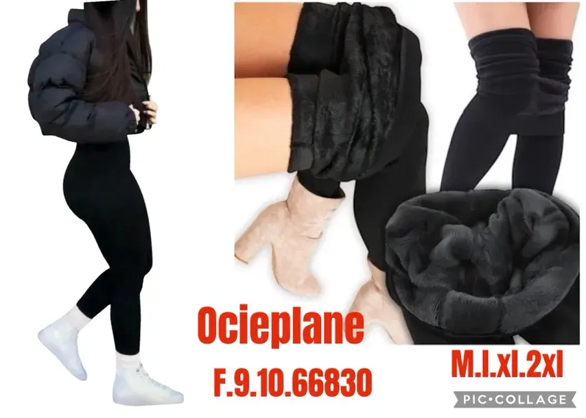 Ocieplane Legginsy Damskie M/L XL F9.10.66830