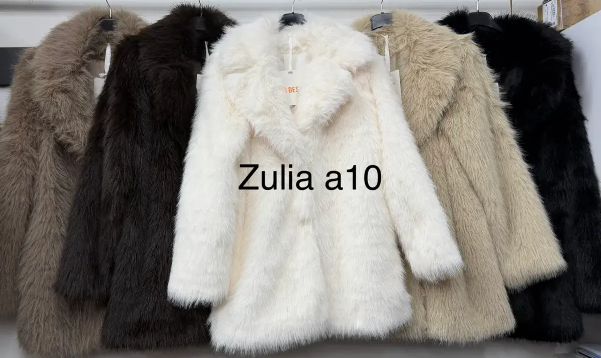 Płaszcz futrzany damski Zulia a10 w 5 kolorach