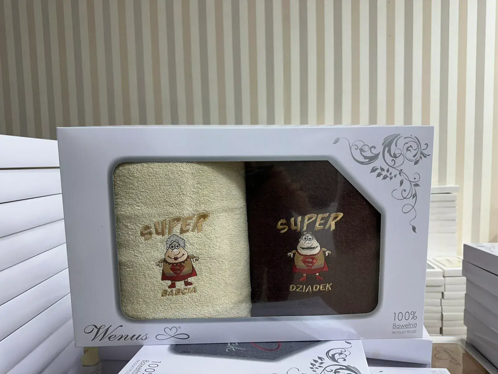 Ręczniki Babcia & Dziadek 2PCS 70/140 SUPER