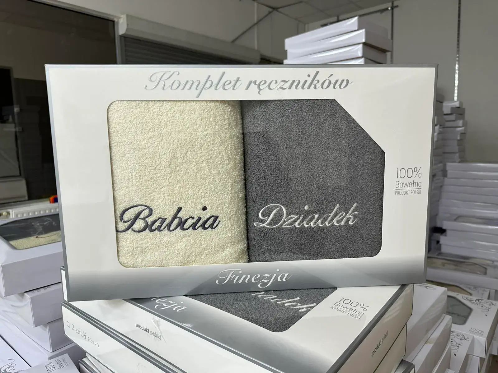 Ręczniki Babcia & Dziadek 2PCS 70/140, w wielu kolorach