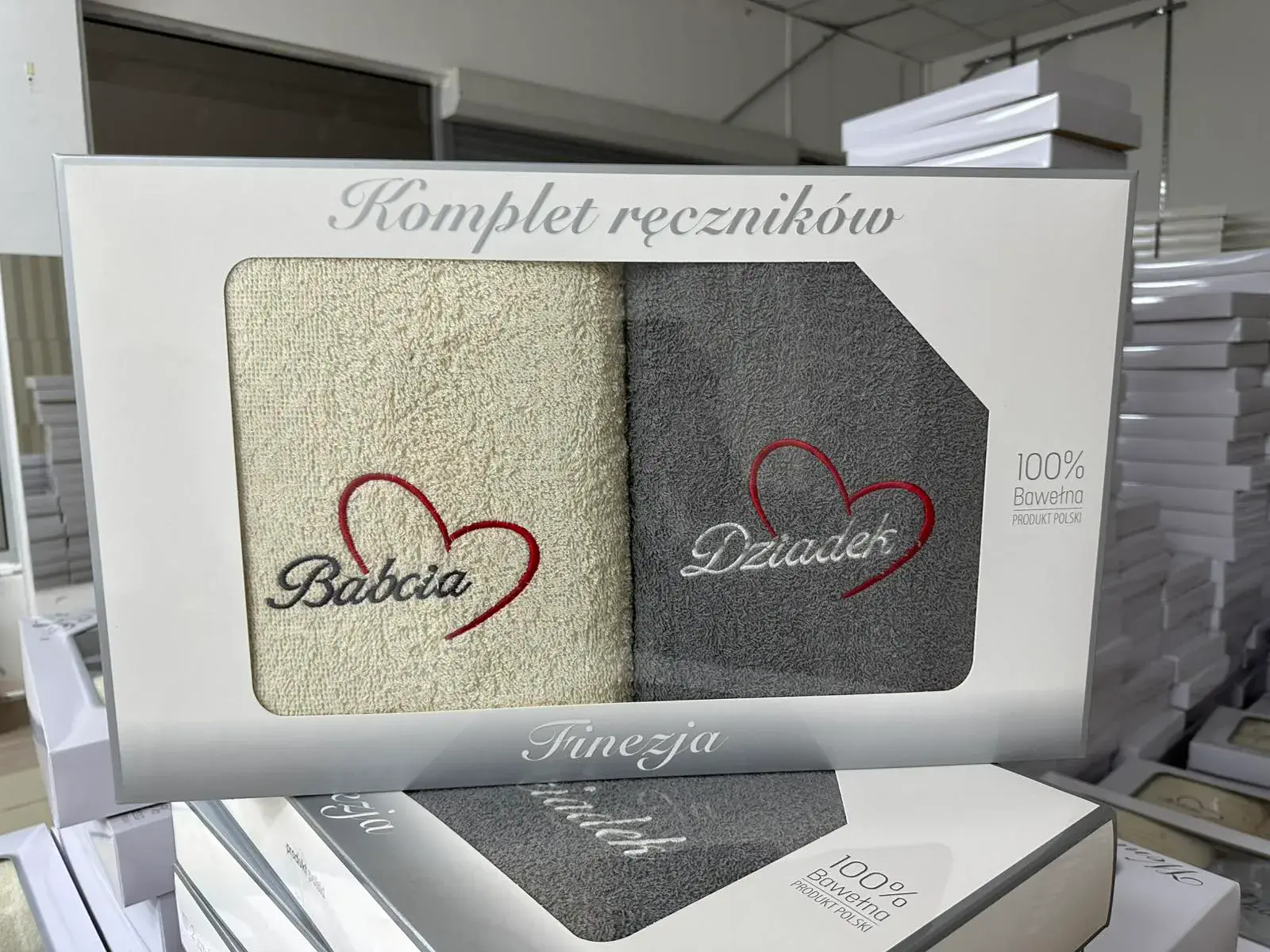 Ręczniki Babcia & Dziadek 2PCS 70/140 Finreja