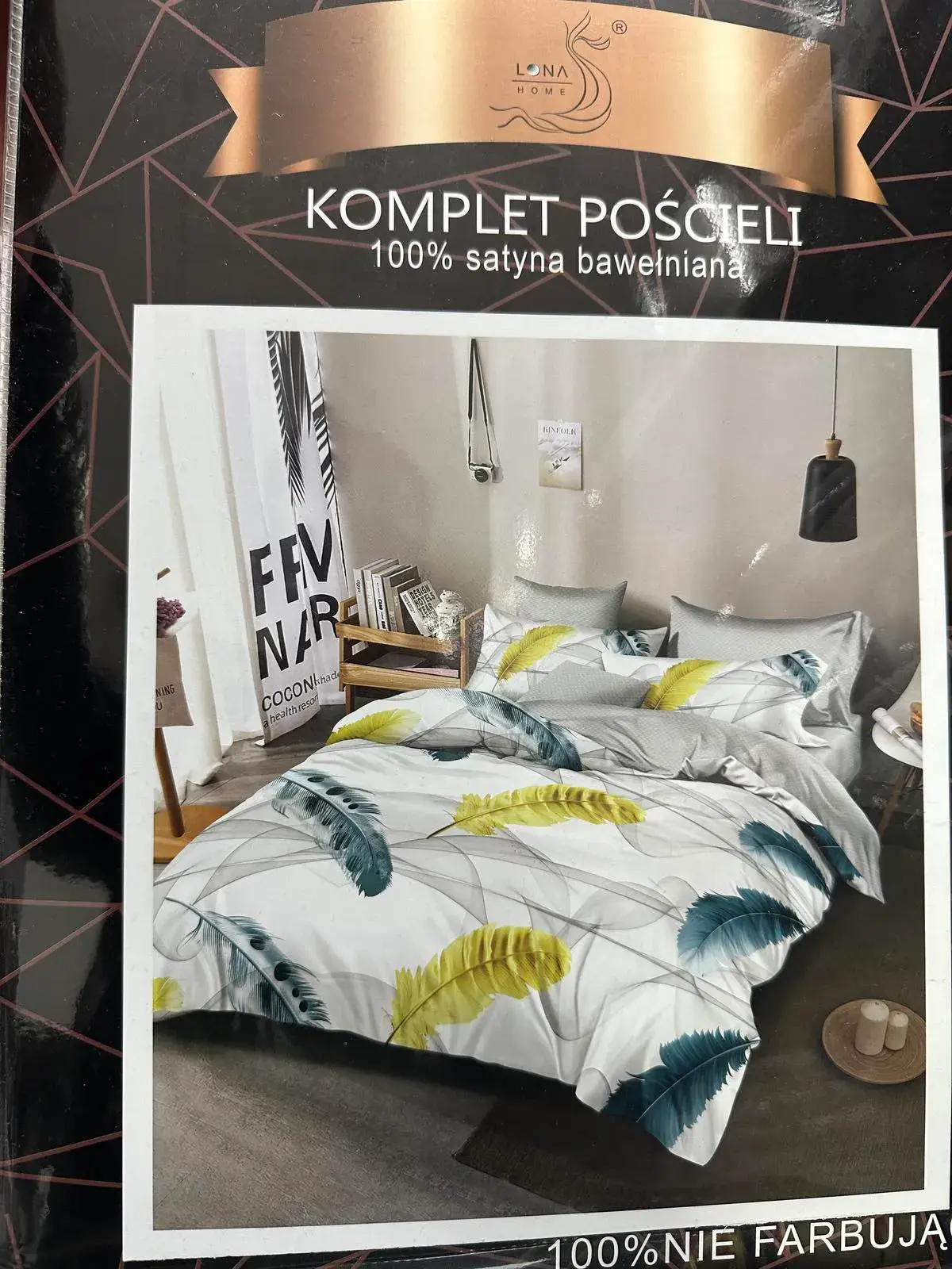 Komplet Pościeli 4CZ 160/200 100% satyna bawełniana, w wielu kolorach – wzór 3