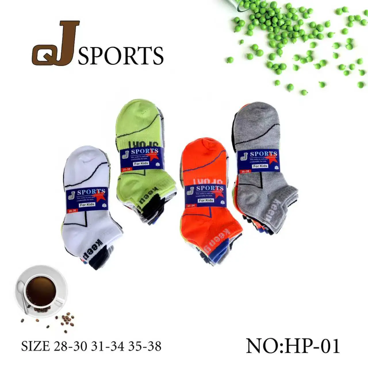 Skarpetki sportowe dla dzieci J Sports 4 pary rozmiar