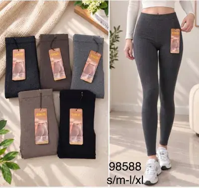 Legginsy damskie gładkie elastyczne S/M-L/XL 98588