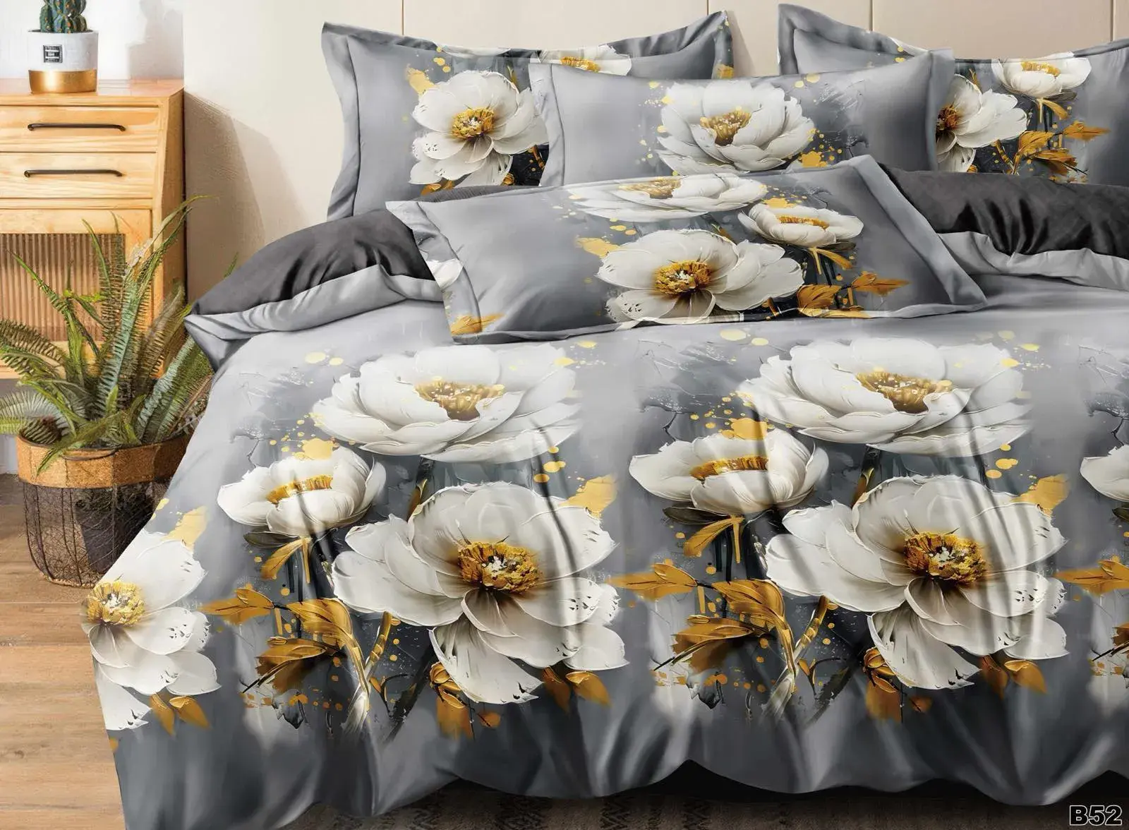 Komplet Pościel Milanie 4CZ160/200, w wielu kolorach – wzór 6