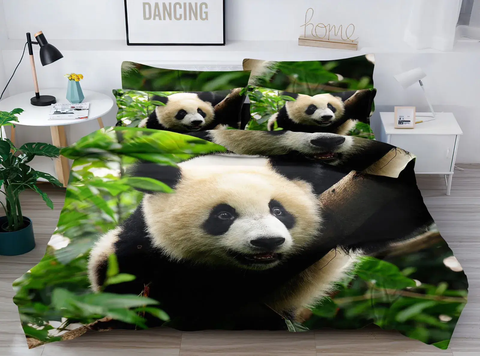 Komplet Pościel 5D Milano 4CZ 200/220 Panda