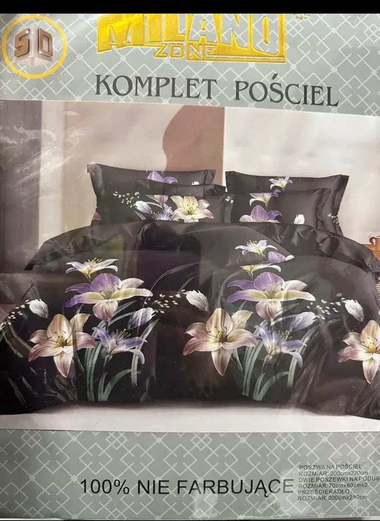 Komplet Pościel 4CZ 200/220 Milano 3D