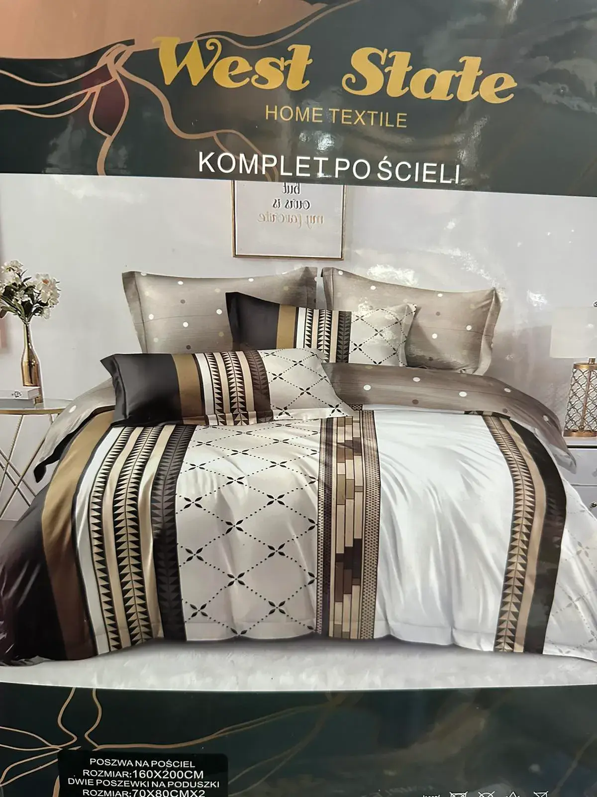 Komplet Pościeli West State 4cz. 200/220