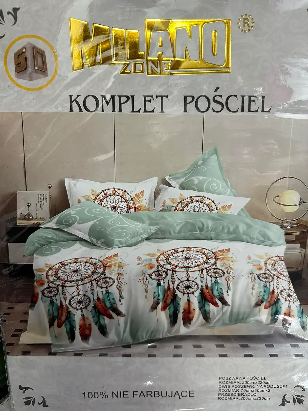 Komplet Pościel 4CZ Milano 200/220 Dreamcatcher