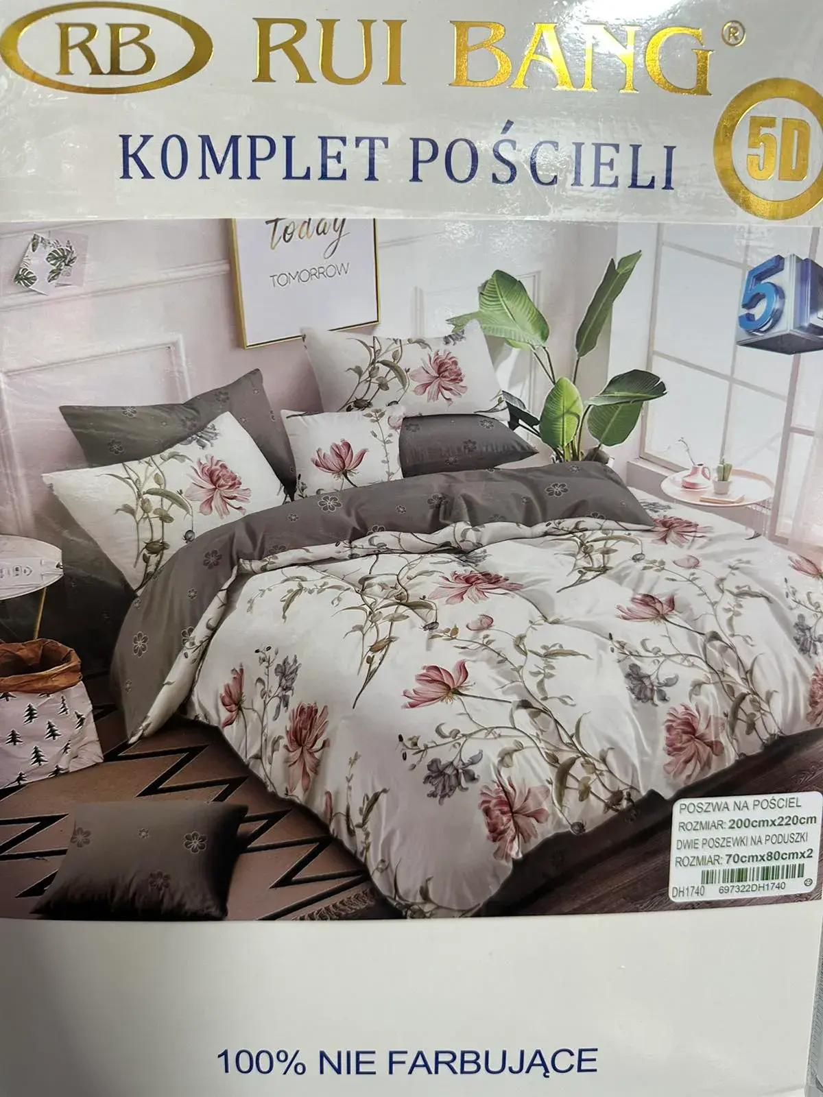 Komplet Pościeli Rui Rui Bang 3CZ 200/220 50D